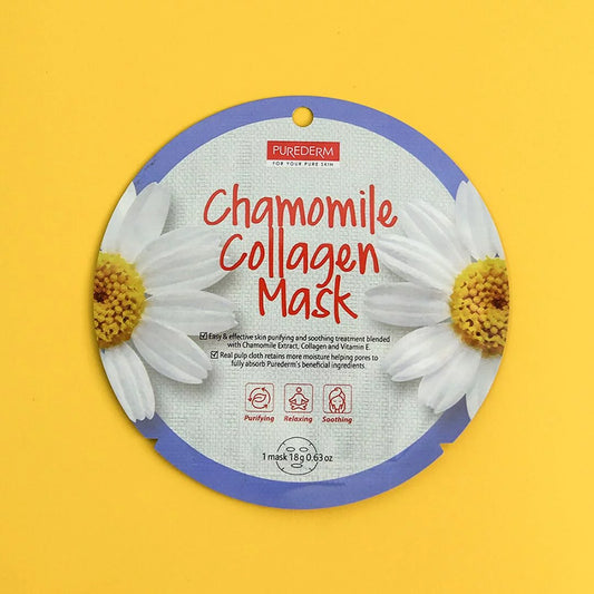 PureDerm Chamomile Collagen Sheet Mask