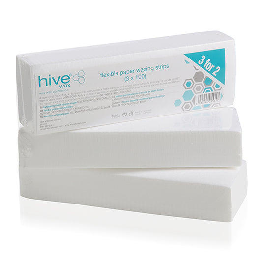 HIVE Flexible Paper Waxing Strips 3 For 2 (3 X 100)